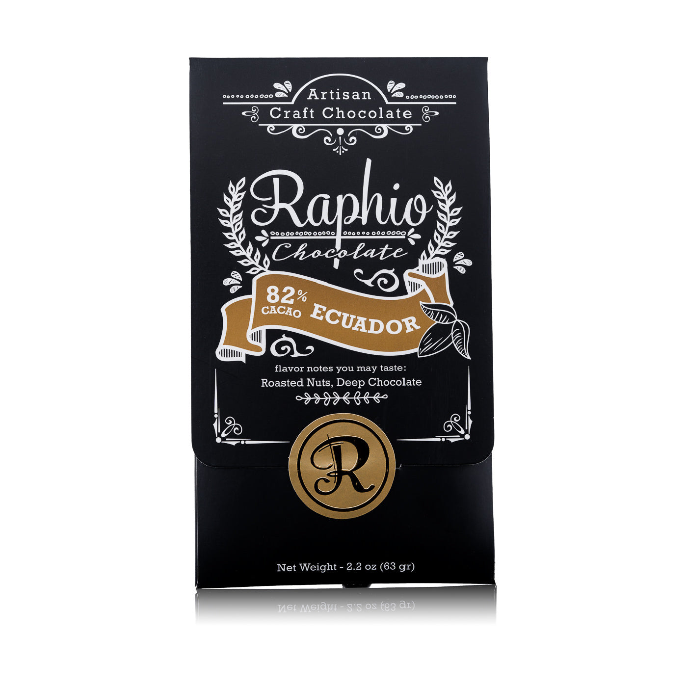 Raphio Chocolate 82% Cacao Ecuador